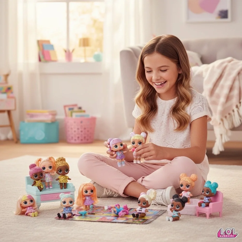 L.O.L. Surprise! Pink and Blue Dolls & Accessories Set